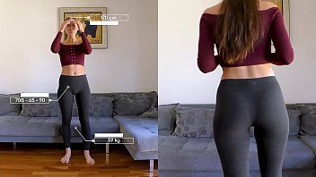play Elle garde sa chatte serrée uniquement dans des collants serrés