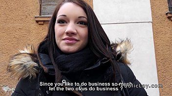 play The good Hungarian hangman on the street has sex for money