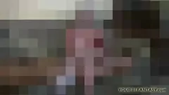 play I femdom bisessuali iniziano con il gioco di dildo in POV